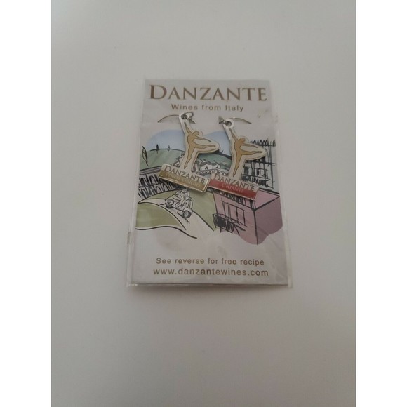 Danzante Wines From Italy Wine Glass Charms New - Picture 1 of 2
